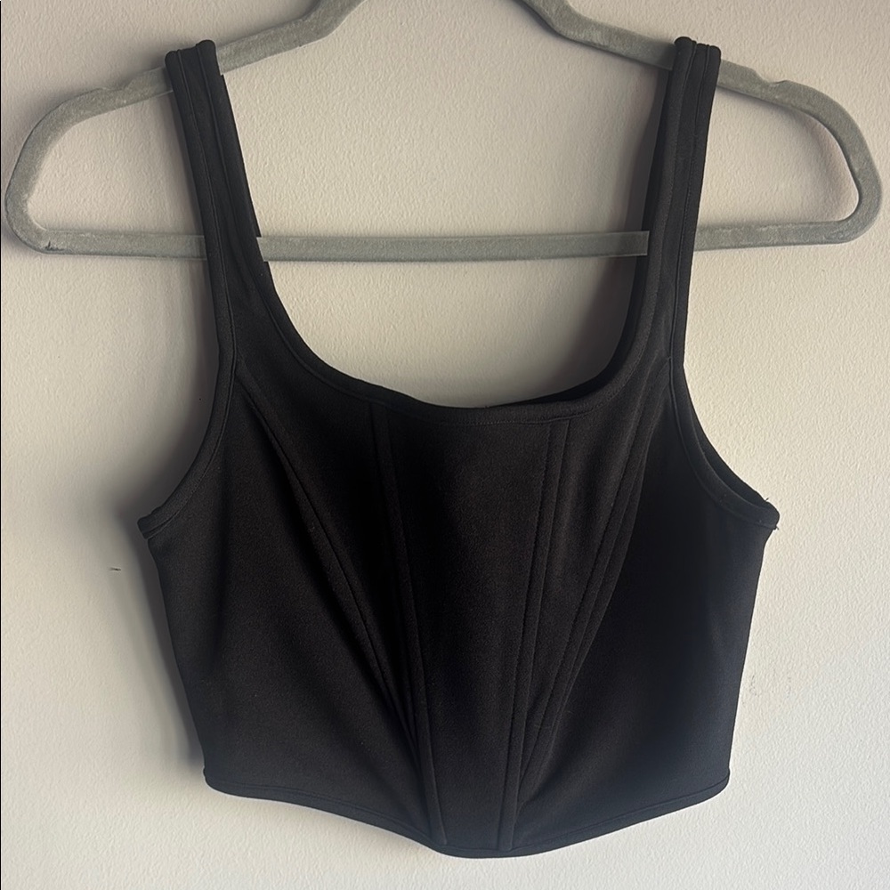 princess polly black corset top